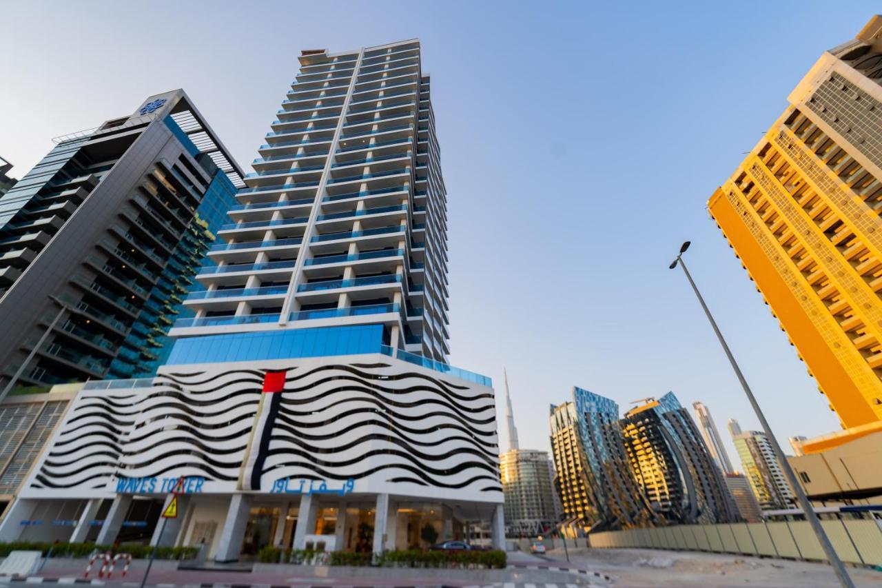 Kasco Homes Waves Tower Business Bay Dubai Exterior foto